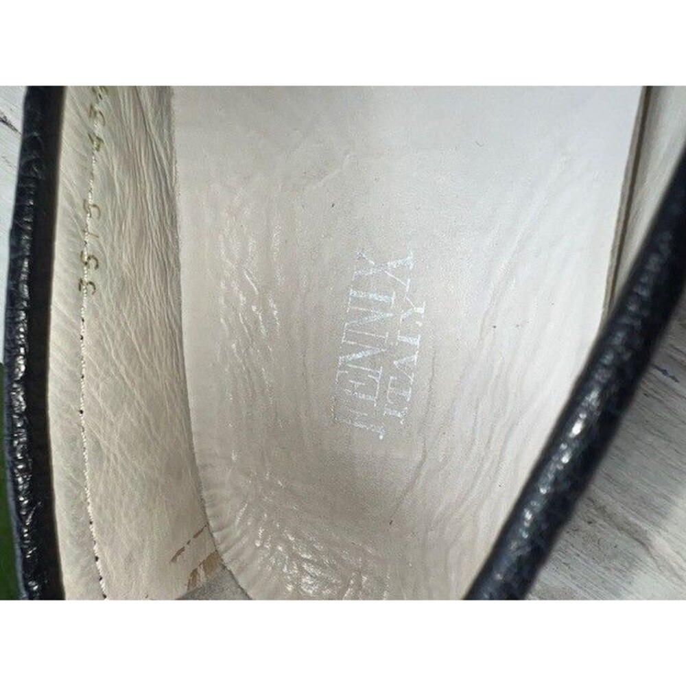 Fennix Italy 3515 Genuine Ostrich Black Bit Style Handcrafted Leather Lined Loaf - Picture 12 of 12